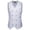 White, variant on Funicet Men Color Matching Casual Double-Breasted Button Workwear Waistcoat