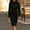Black, variant on Dress Women Party Sheath Long Sleeve Bodycon Puff Sleeve Fall Mid Length Dresses Everyday Cozy with Tie Neck