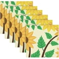 thumbnail image 6 of GZHJMY Sunflower Flowers Napkins Reusable Washable Cloth Napkins Set of 4, Soft Comfortable Dinner Napkins for Family Weddings Holiday Party 20 X 20 Inch Washcloths, 6 of 7