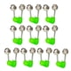 thumbnail image 1 of Campanas de pesca Wosthever paquete de 10 Clip verde luces nocturnas prácticas, 1 of 6
