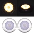 thumbnail image 1 of 2pcs Motion Sensor Closet Lights, Round Small LED Motion Sensor Light, Battery Powered Stair Ceiling Lights, 1 of 8