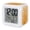 Ochre, Sand, Ginger, Caramel, variant on Teal Blue Marble Digital Alarm Clock for Bedrooms, Smart LED Alarm Clock with 7 Color Changing Night Light, Abstract Art Fog Clouds Silent Wake Up Clocks for Sleep Study Cooking 3.2"x3.2"