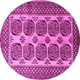 thumbnail image 1 of Ahgly Company Indoor Round Southwestern Pink Country Area Rugs, 5' Round, 1 of 4