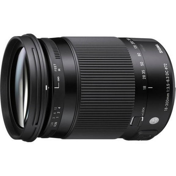 Sigma 18-300mm F3.5-6.3 DC Macro OS HSM (C) for Nikon (DX) Cameras (International Model  )