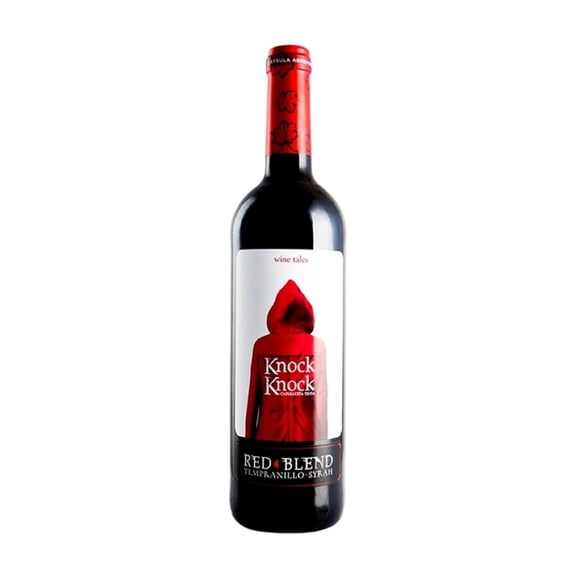 Vino Tinto Knock Knock Caperucita Tinta tempranillo syrah 750 ml