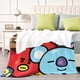thumbnail image 4 of BT21 anti-pilling, suave, ligera, esponjosa y acogedora de lujo para hogar y cocina – Perfecta para niños y adultos,150X200cm, 4 of 6