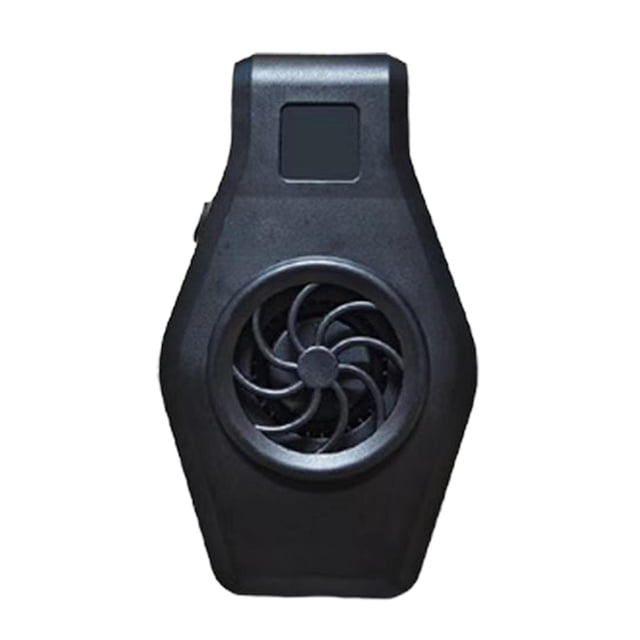 Mini enfriador de acuario, ventilador de refrigeración para pecera, impermeable, portátil, con velocidad ajustable para agua dulce, gatos y reptiles. negro