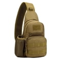 thumbnail image 1 of Deportiva Bolsa De Mensajero Pecho Táctico Del Hombro Senderismo Salvador La bolsa crossbody con soporte para botella de agua, 1 of 4