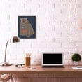 thumbnail image 5 of Little Man Cave Bear Drawing Kids Design Oversized Framed Giclee Texturized Art by Daphne Polselli, 5 of 7