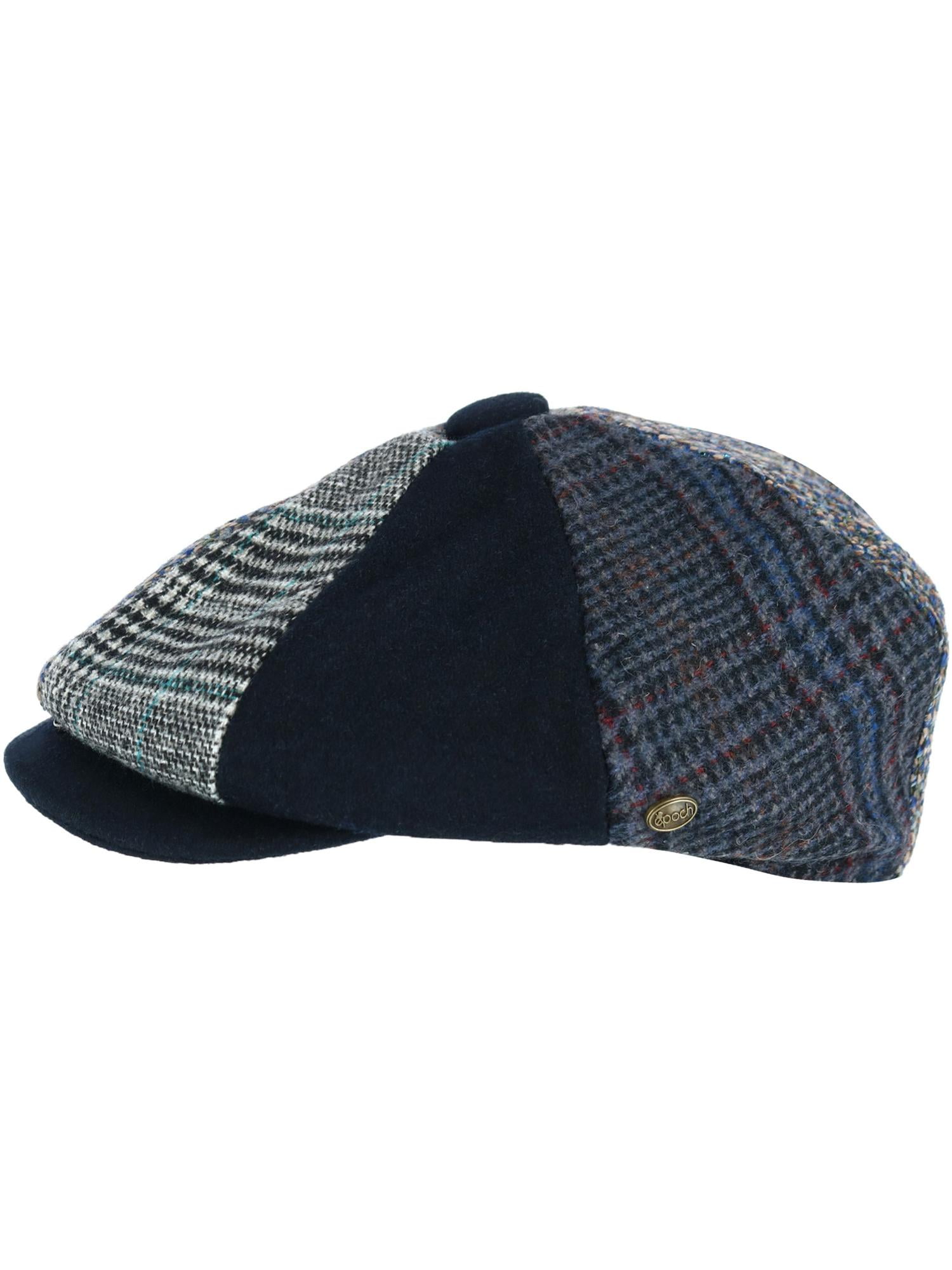 Multi Patch Work Newsboy Cap 