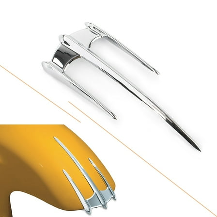 ZS Chrome Front Fender Accent Decoration Fit For Honda Goldwing GL1800 F6B VTX1300 VTX1800