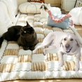 thumbnail image 2 of Pet Couch Covers for Sofa, Non Slip Couch Cover for Dogs Washable, Dog Couch Cover Protector, Couch Cover Blanket for 3 Cushion Couch Sofa Pet Friendly 82in, 2 of 14