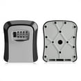 thumbnail image 5 of Key Storage Lock Box 4 Digit Combination Wall Mounted Key Storage Lock Box Holds up to 5 Keys Indoor Outdoor, 5 of 8