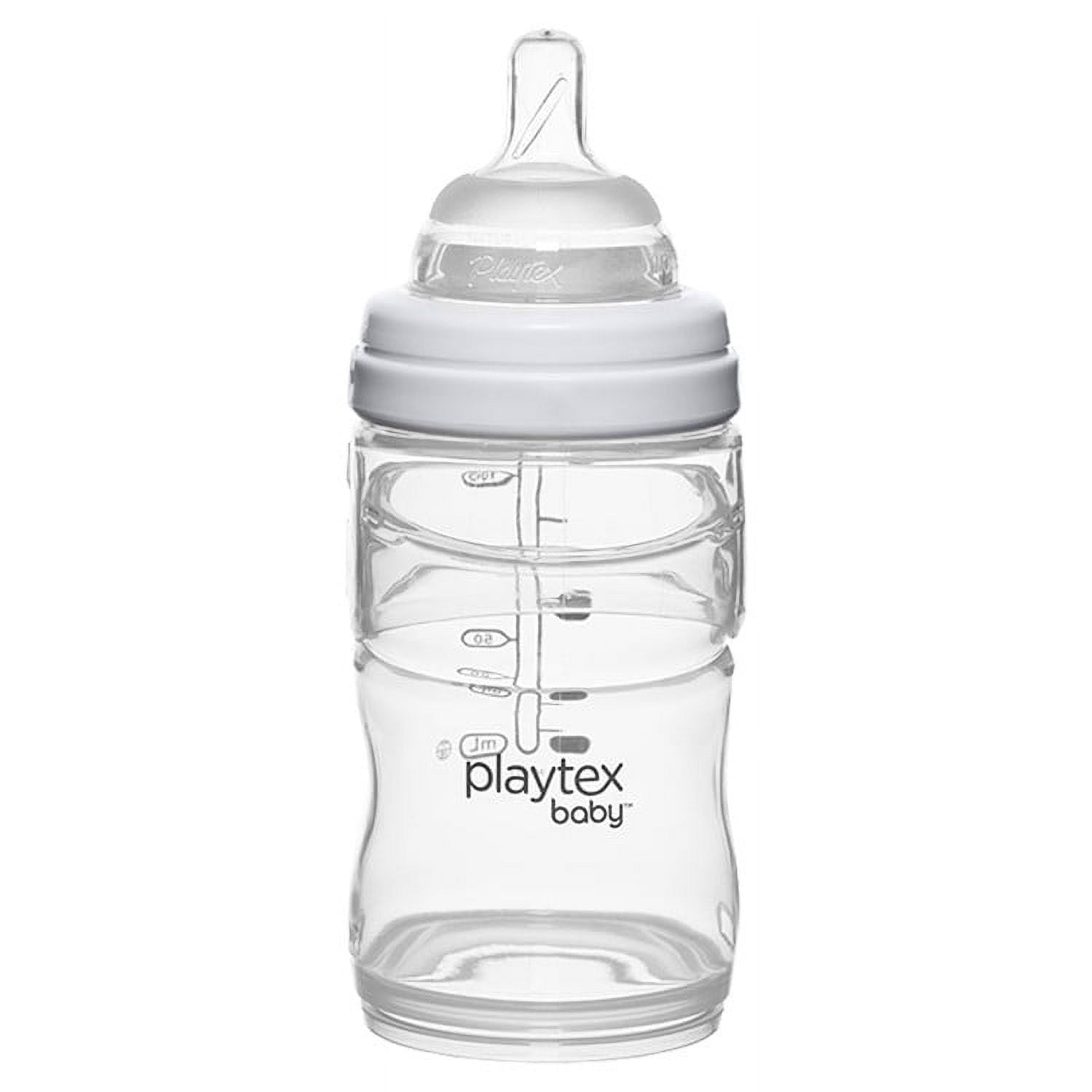 Playtex Baby Nurser with Drop-ins Liners Baby Bottle, 4 oz, 3 pk