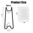 thumbnail image 2 of 6 Pcs Picture Frame Bracket, Picture Frame Easel Bracket, with Self-Adhesive for 5.9 to 10.2 Inch Picture Frame Easel, 2 of 7