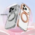 thumbnail image 5 of Designed For iPhone 17 Pro Max Phone Case,With 360° Rotatable Ring Kickstand,Compatible with Mag-Safe,Transparent Back,Ultra Slim Shockproof Anti-fall Drop Protection,Thin Phone Case,Orange, 5 of 10