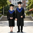 thumbnail image 2 of FYEGRE Elegant Graduation Gown Doctoral Commencement Attire Matching Cap Tassel Ensemble For Formal BU2 L, 2 of 4