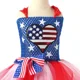 thumbnail image 5 of Disfraz de Halloween para niñas pequeñas, 4 de julio, Día de la Independencia, fiesta histórica, vestido de tul, diadema, trajes de princesa, 5 of 5