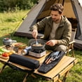 thumbnail image 6 of Grill Tool Storage Bag,Waterproof Tear-Resistants Storage Bag for Camping Hiking BBQ Party 19.7x3.9x3.9 Inch, 6 of 7