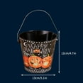 thumbnail image 6 of Yoziaaoa 5 Pcs Halloween Candy Buckets, Pails with Handle, Portable Pumpkin Monster Baskets for Halloween Party Supplies Trick or Treat Activities, 6 of 7