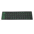 thumbnail image 3 of Gupbes Cyrillic Keyboard Sticker,Russian Keyboard Sticker Waterproof Dustproof Green Russian Keyboard Replacement Sticker for Desktop PC Laptop 1.3x1.1cm,Russian Keyboard Replacement Sticker, 3 of 8