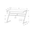 thumbnail image 3 of Computer Desk, Home Office, Laptop, 48"l, Work, Brown Laminate, Black Metal, Contemporary, Modern, 3 of 4