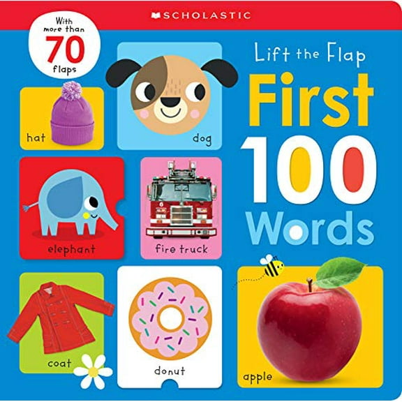 Pre-Owned First 100 Words: Scholastic Early Learners (Lift the Flap) (Board book) 1338743651 9781338743654