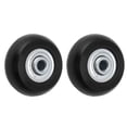 thumbnail image 1 of 2 Pcs Roues Pivotantes de Valise Remplacement Roues Pivotantes en Caoutchouc Silencieuses Kits de Réparation, Usure, Rotation à 360 Degrés, 1 of 8