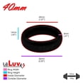 thumbnail image 2 of LeLuv® EYRO Donut Style Constriction Ring - Black, Stainless Steel w/ 40mm Inside Diameter, 2 of 2