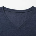 thumbnail image 6 of Bovemsi Funny Shirt Women Please Don'T Be Rude To Me Graphic V Neck T Shirt Sarcastic Short Sleeve Tee Humor Mom Summer Tops, Blue Women's Summer Short Sleeve T-Shirts, M, 6 of 8