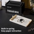 thumbnail image 4 of Clearance Under 10$! Wall-mounted Tissue Box Automatic Lifting Paper Box Kitchen Bathroom Household Personalized Fashion Tissue Storage Box, 4 of 6
