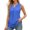 Blue, variant on Tank Tops for Women Lightweight V Neck Eyelet Slim Fit Sleeveless Dressy Casual Shirt Summer Outfits