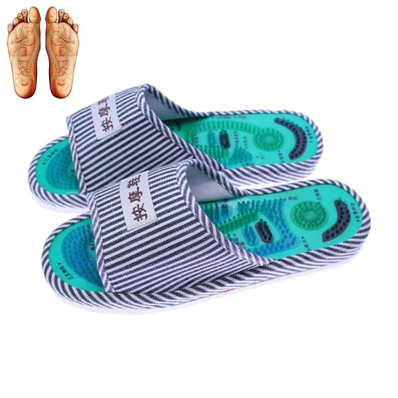 Acupuncture Therapy TOOL Massage Slippers Sandal Feet Reflexology A cupress