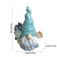 thumbnail image 2 of Clearance!Adorno de muñeca sin rostro,linda estatua de gnomo,lindo gnomo de jardín,estatuilla de jardín,decoración,estatua de gnomo,decoración de gnomo,adorno de gnomo,resina tridimensional, 2 of 2
