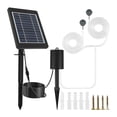 thumbnail image 2 of Bomba de aire hidropónica solar de inserción en el suelo, 3 velocidades, con oxígeno y energía solar para piscinas al aire libre., 2 of 14