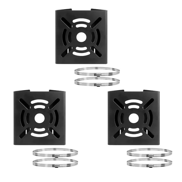 3X Soporte de Montaje En Pared para Cámara de Poste Vertical Universal Soporte de Montaje En Pared para Cámara de Seguridad CCTV PTZ (A)