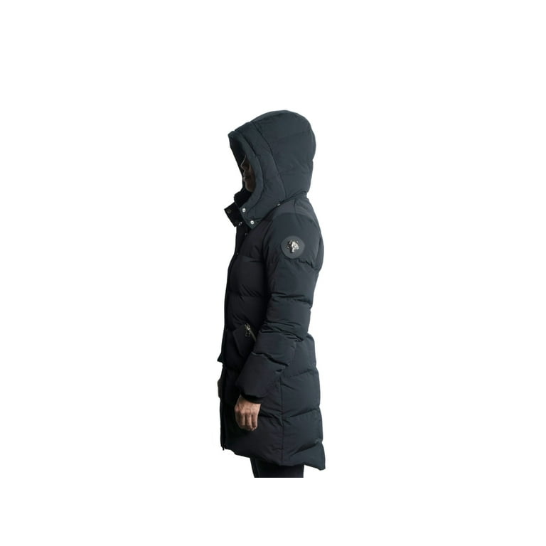 Woodpecker Penguin Long Coat Womens, Matt Black, Small