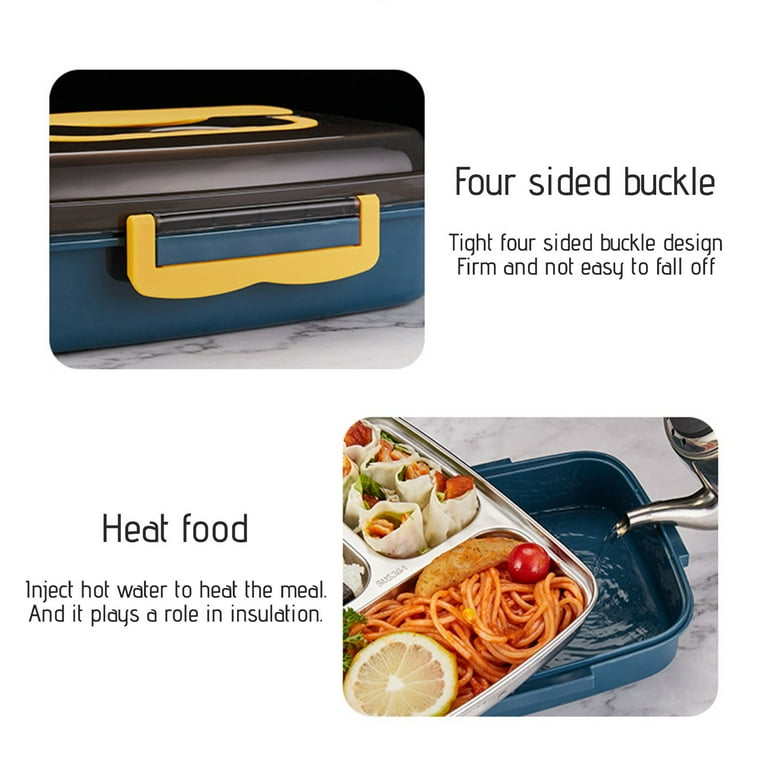 Bento Box Lunch Box, Portable Insulated Lunch Containers Set for Adults  Teens K