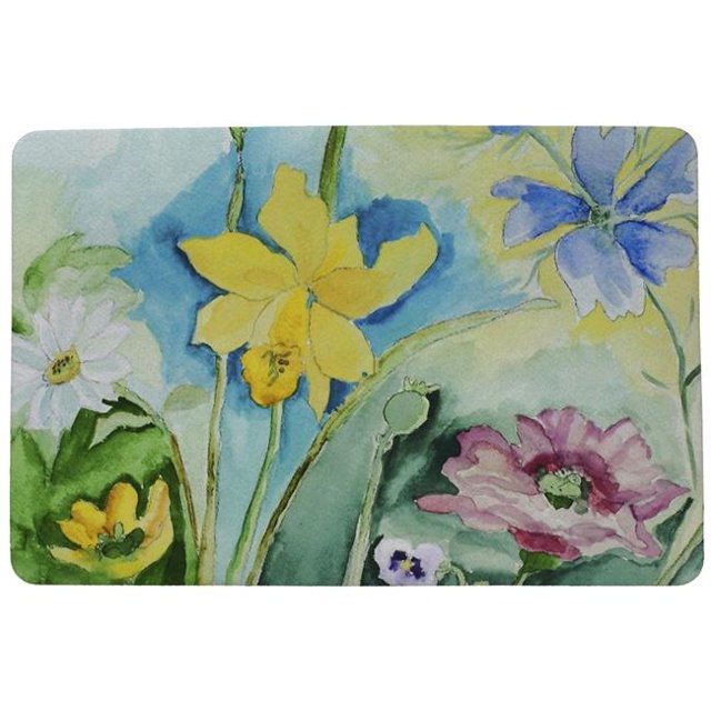 Betsy Drake DM194 Florals Door Mat - 18 x 26 in.