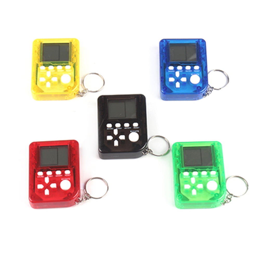 Mini Handheld Electronic Bricks Game Machine Pocket Stress Relief Toy