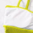 thumbnail image 4 of JGGSPWM Women's Sold Basic One Piece Swimsuit Swimwear Bathing Suits Bikini Set Paded Bra Beachwear Yellow M, 4 of 9