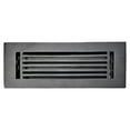 thumbnail image 1 of Modern Linear  3” x 10” VR 109 Floor Vent Cover/Register with Damper – Rectangle Cast Aluminum, Powder Coated Re-Paintable Decorative HVAC Register for Floors, Walls & Ceilings, 1 of 1
