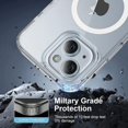 thumbnail image 3 of Clear Case Plating Mag Cover Compatible With IPhone 16 15 14 13 12 Pro Max 11 Plus, 3 of 8