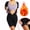Blue, variant on Sauna Suit for Women Weight Loss Sauna Shirt for Women Sweat Suit Waist Trainer Vest Fitness Body Shaper Zipper