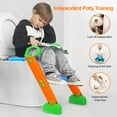 thumbnail image 5 of Kids Toilet Seat, Moclever Potty Training Toilet with Ladder for Toddler, Splash Guard Adjustable Safety Potty Training Seat, 5 of 12