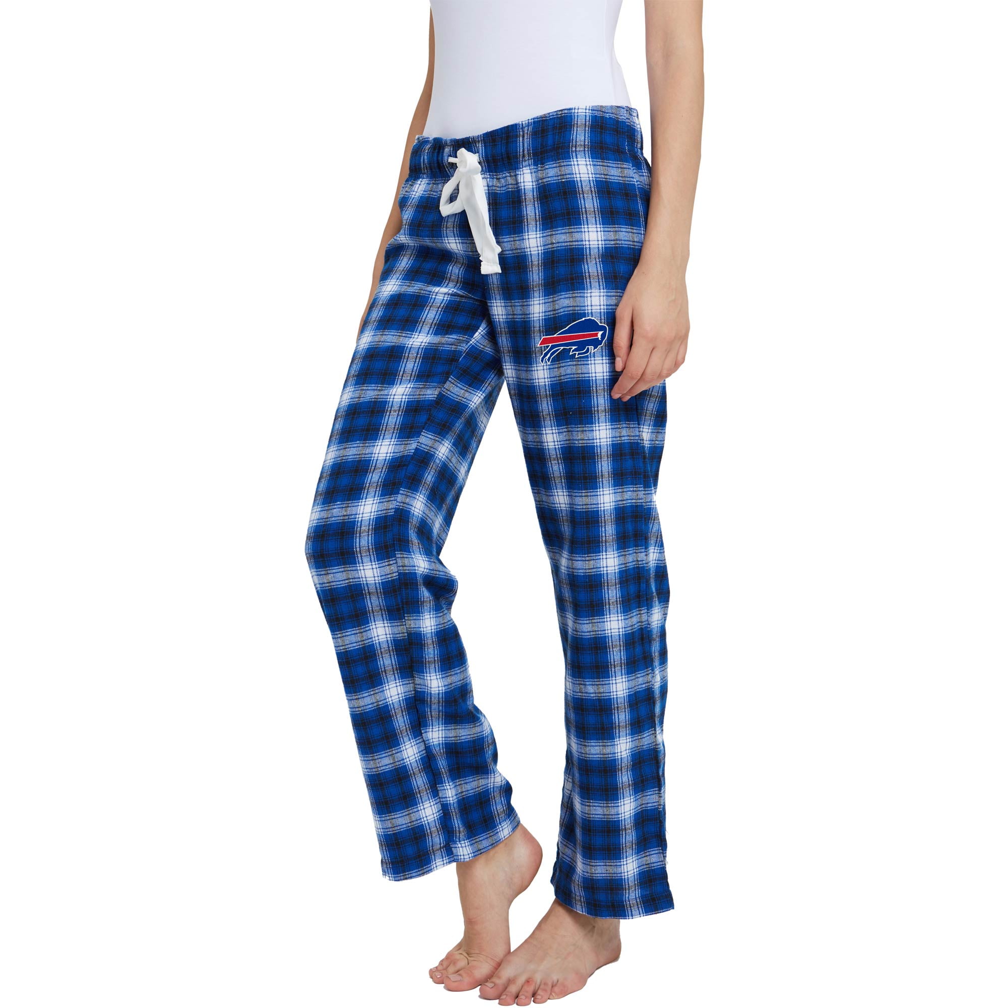 Women's Royal/Black Buffalo Bills Devote Flannel Lounge Pants - Walmart ...