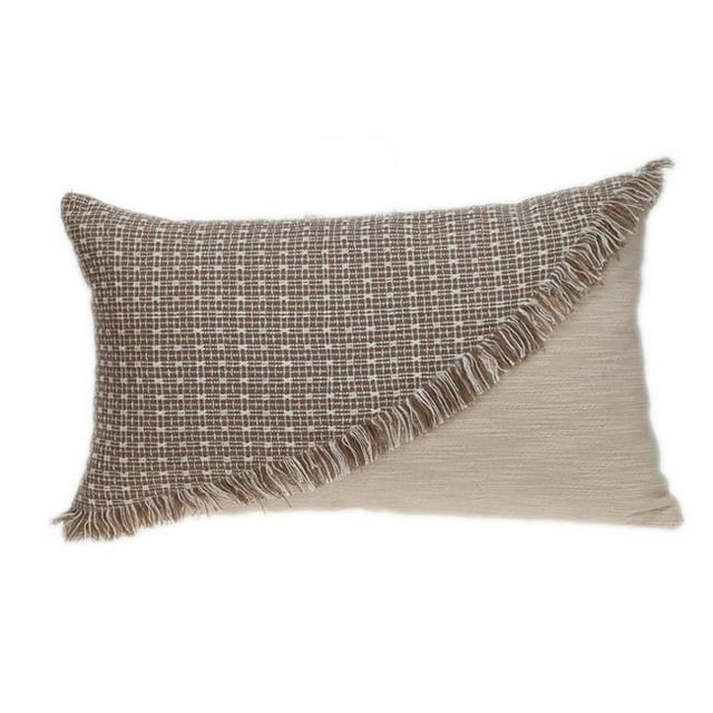 Parkland Collection PILC21122P Nirvana Transitional Throw Pillow, Beige