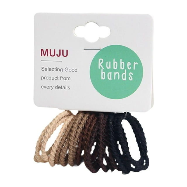 20x Corbata para el cabello en espiral, Banda elástica para el cabello, Accesorios para el cabello, Lazos elásticos para el cabello, Soportes para Café negro