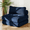 Navy, variant on Neche Single Corduroy Convertible Sleeper Sofa - Folding, Pillow Included, Back Support, Portable for Living Room & Bedroom, Black