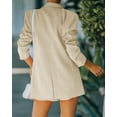 thumbnail image 6 of Sherrylily Women 2 Piece Set Open Front Long Sleeve Blazer and Short Pants Suit Sets, 6 of 6